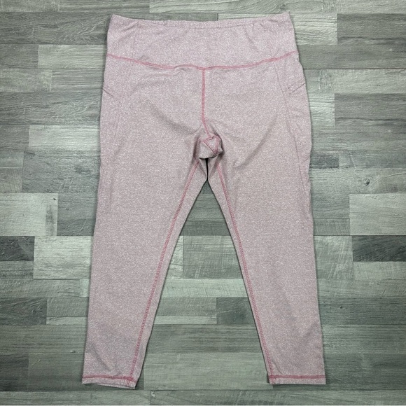 Danskin Dusty Rose Active High Wasit Workout Leggings XXL - Picture 2 of 8